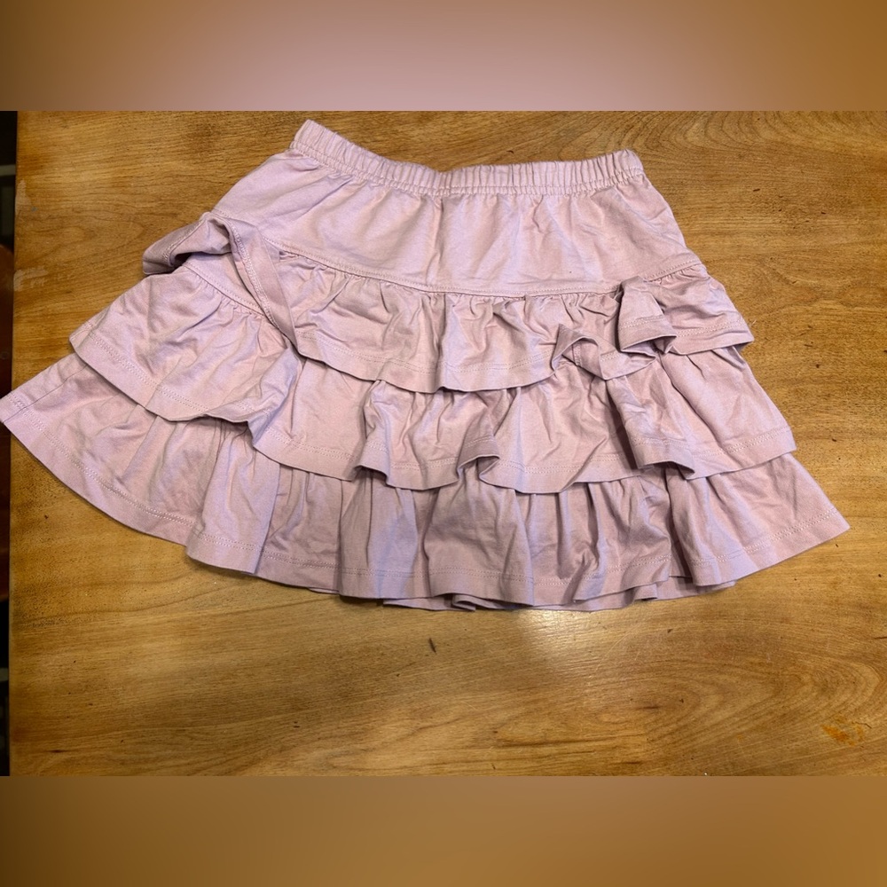 Hanna Andersson purple ruffle skirt